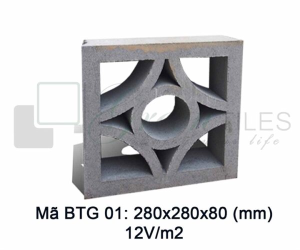 BTG 01 - Gạch bông gió 28x28cm