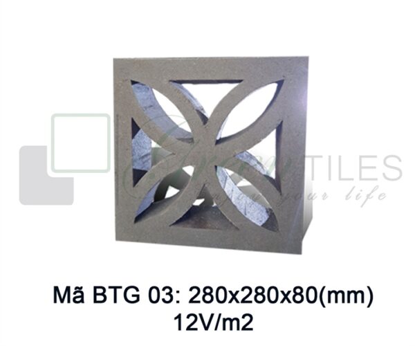BTG 03 - Gạch bông gió 28x28cm
