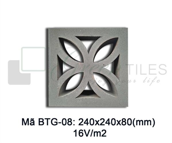 BTG 08 - Gạch bông gió 24x24cm