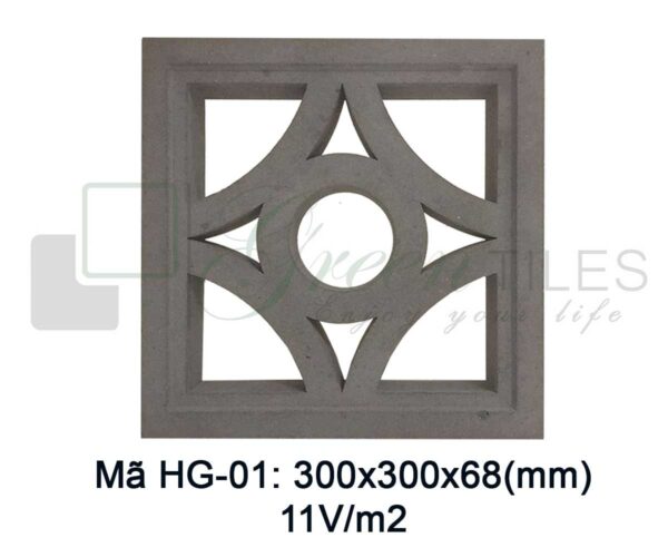 HG 01 - Gạch bông gió 30x30cm