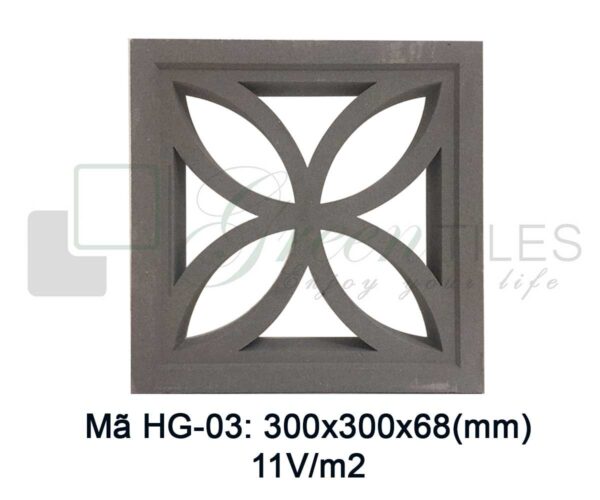 HG 03 - Gạch bông gió 30x30cm
