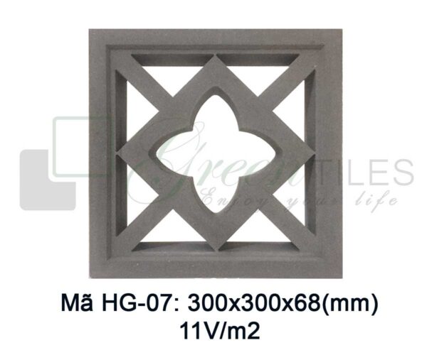 HG 07 - Gạch bông gió 30x30cm