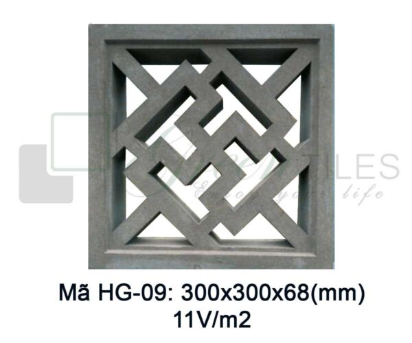 HG 09 - Gạch bông gió 30x30cm