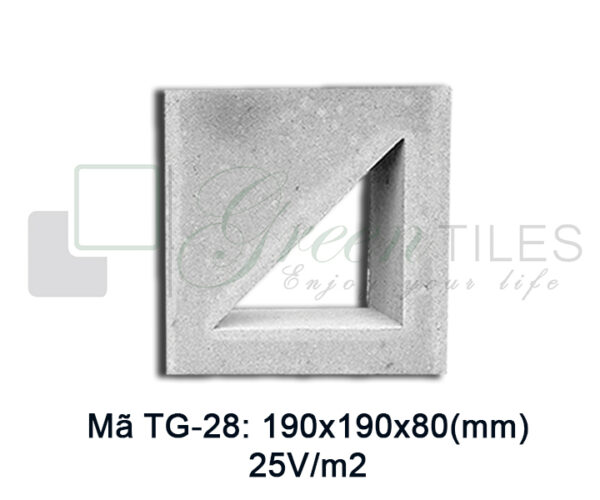 TG28 - Gạch bông gió 19x19cm
