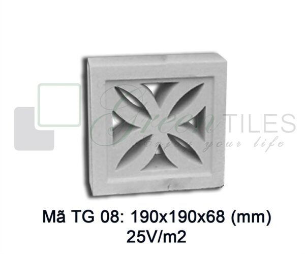 TG08 - Gạch bông gió 19x19cm