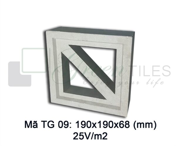 TG09 - Gạch bông gió 19x19cm