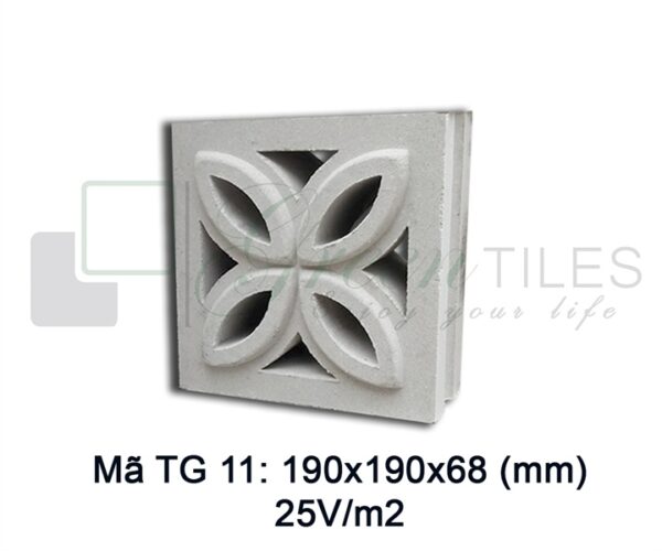 TG11 - Gạch bông gió 19x19cm