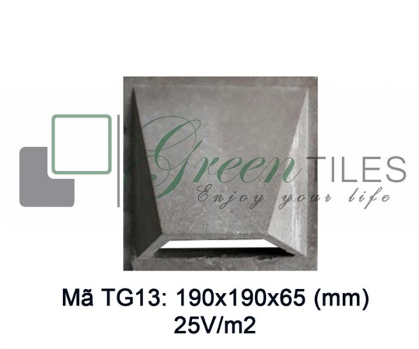 TG13 - Gạch bông gió bánh ú 19x19cm