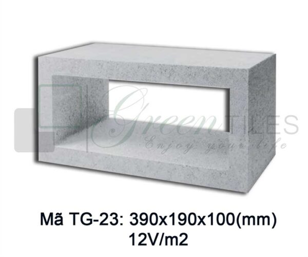 TG 23 - Gạch bông gió 39x19cm