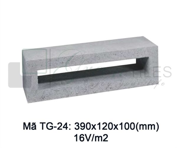 TG 24 - Gạch bông gió 39x12cm