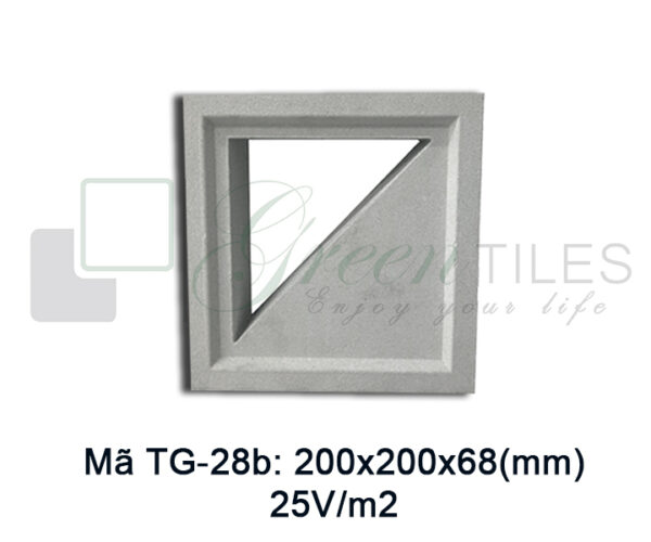 TG28-B - Gạch bông gió 20x20cm