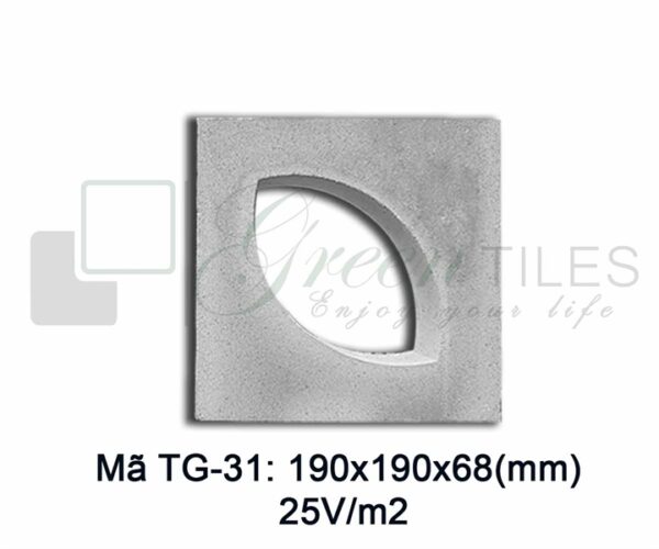 TG31 - Gạch bông gió 19x19cm